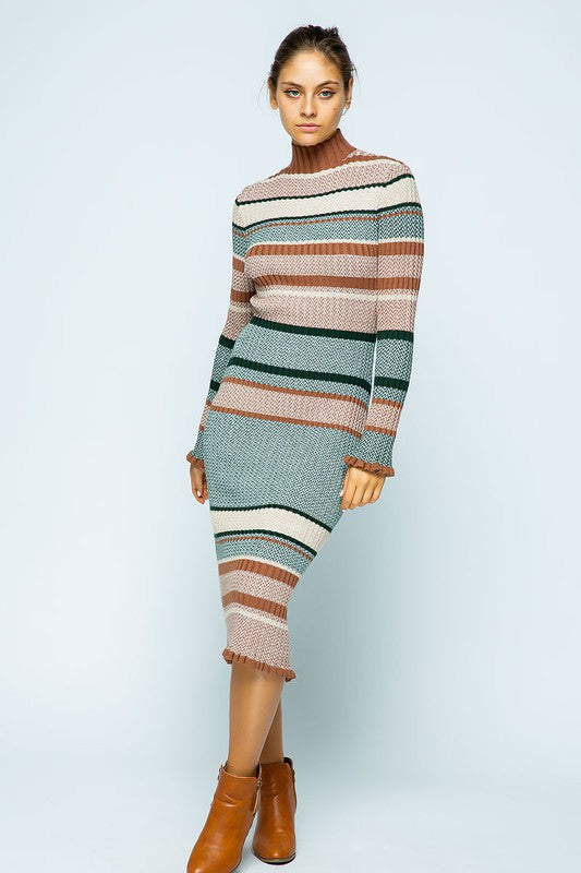 The Bonnie Ribbed Knit Sweater Dress – Scarlet Oak Boutique